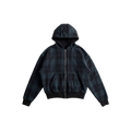 Checks Navy Zip