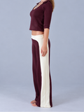 Twotoned Plum Pants