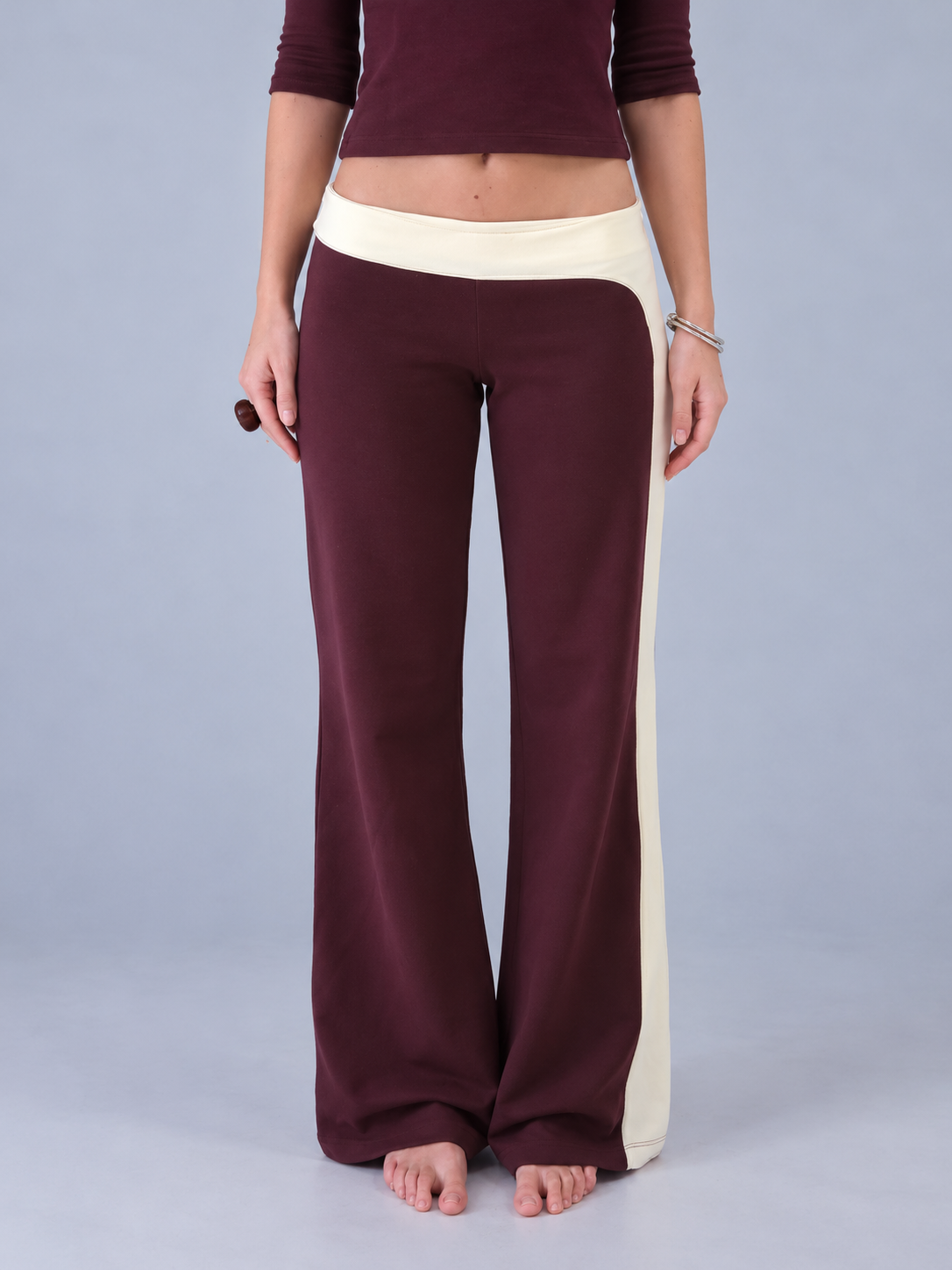 Twotoned Plum Pants