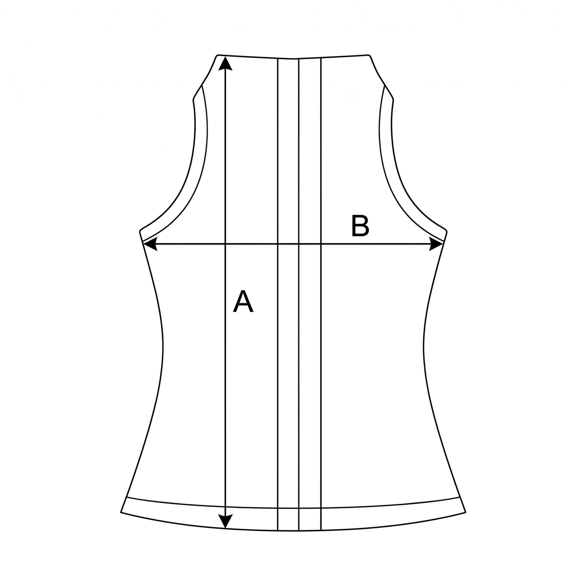 Nano Plum Top size chart