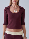 Eva Plum Top