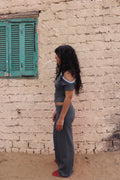 Cindy Grey Off Shoulder
