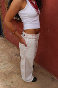 Sunday Red Stitch Pants
