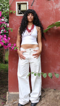 Sunday Red Stitch Pants