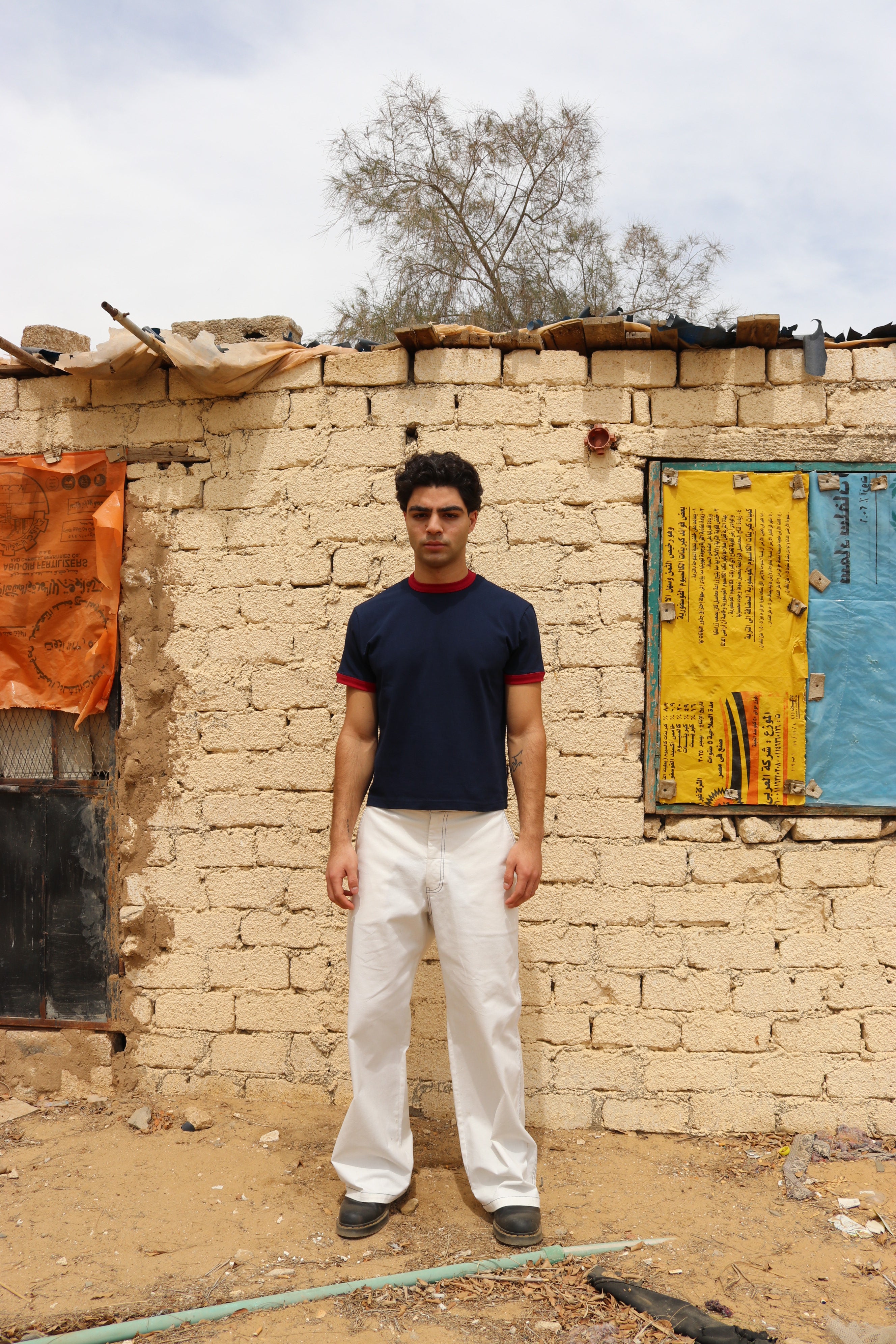 Sunday Navy Stitch Pants