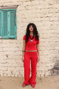 Cindy Red Pants