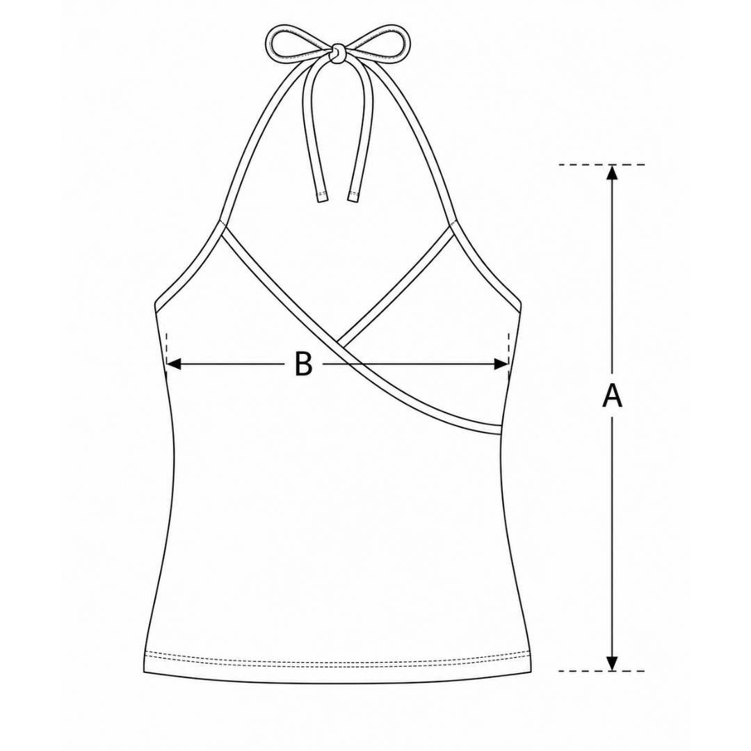 Mia Top measurement guide