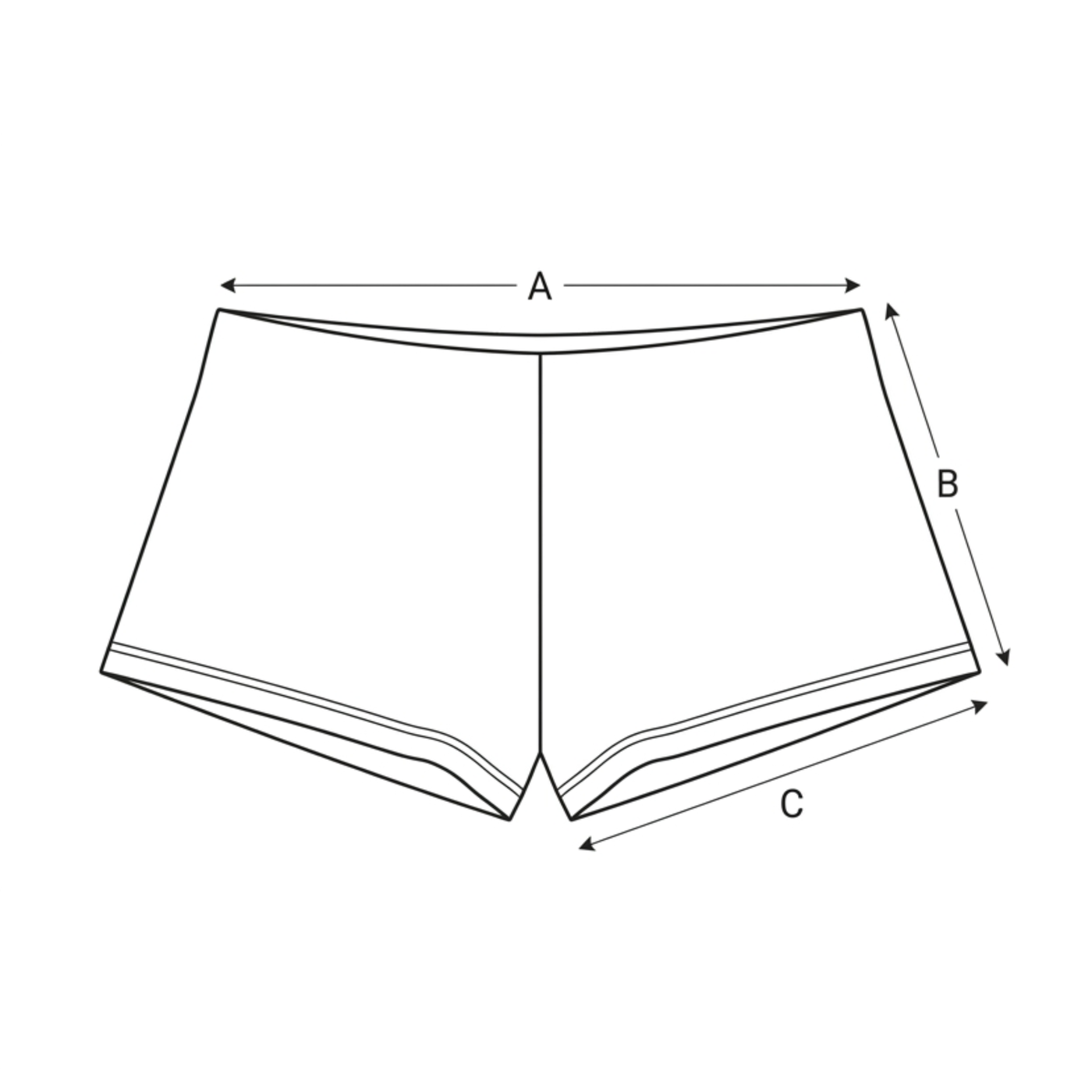 Sky Shorts measurement guide