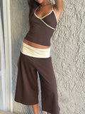 Noon Brown Capris