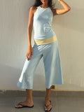 Noon Blue Capris