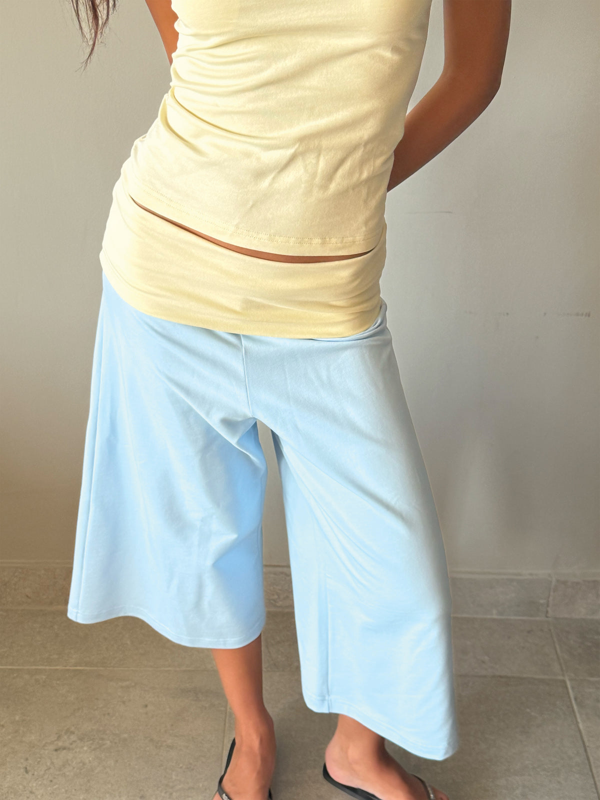 Noon Blue Capris