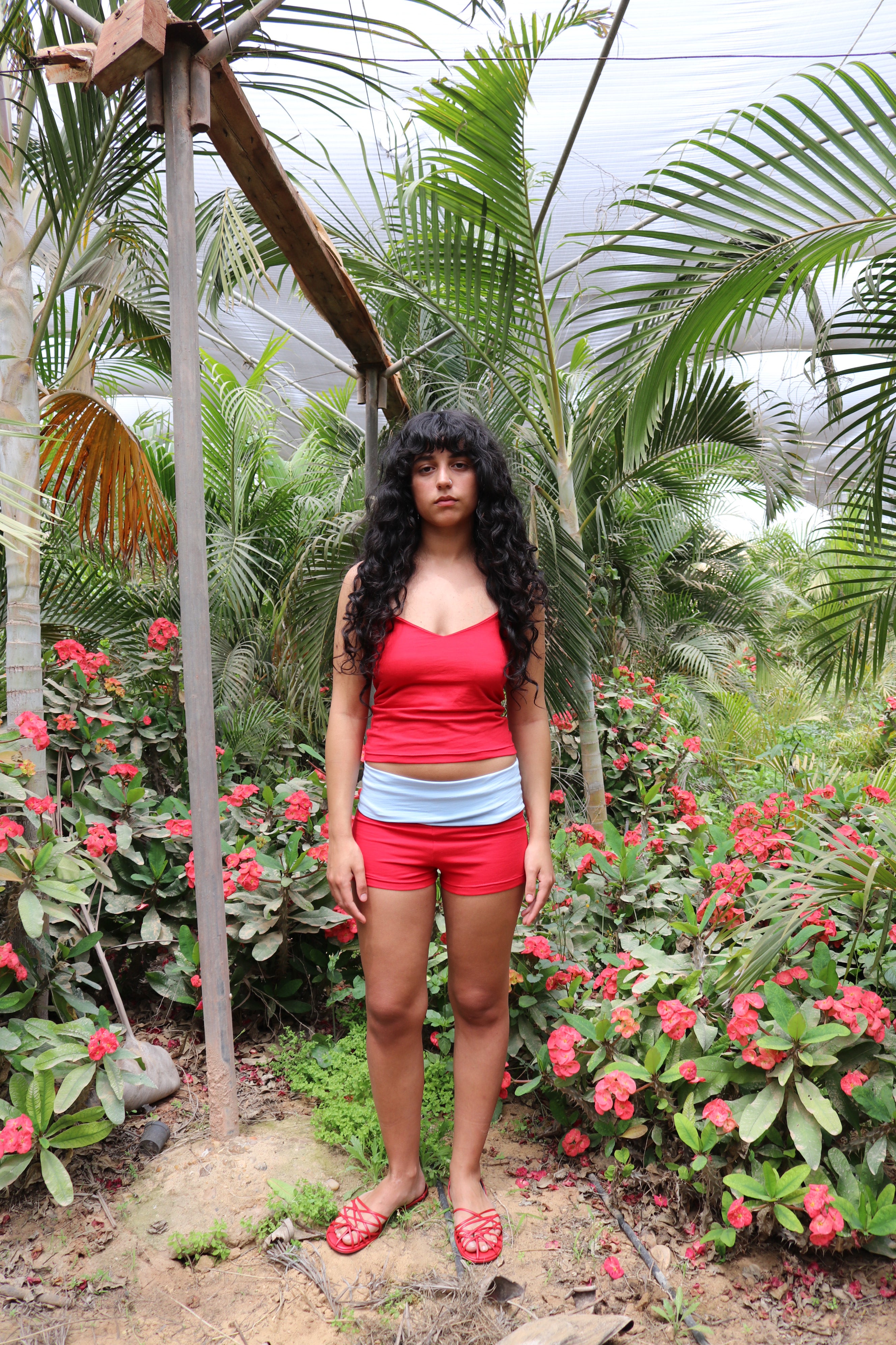 Daisy Fold Over Shorts